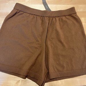 J. Crew High-waisted cotton-cashmere sweater short